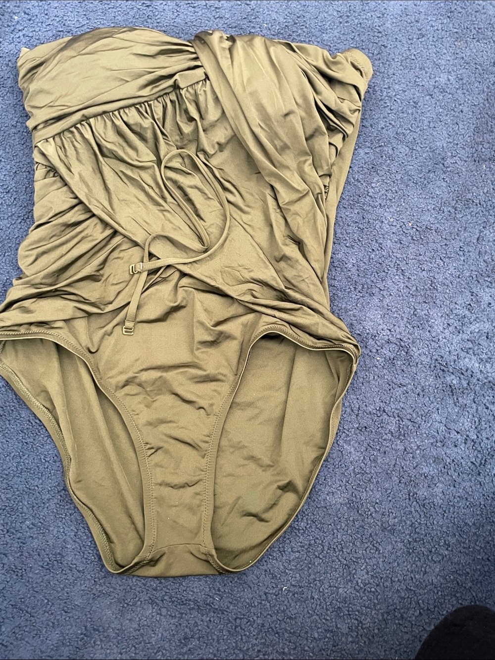 J. Crew Olive Green One-Piece Swimsuit any reasonable offer